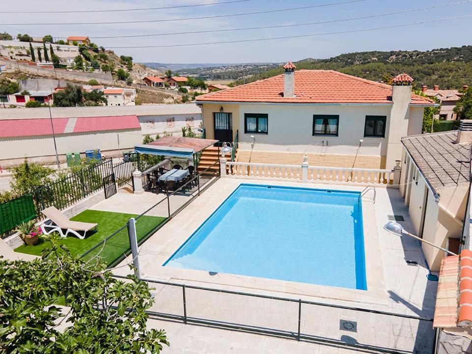 Casa Rural Las Eras Valdelaguna ภายนอก รูปภาพ